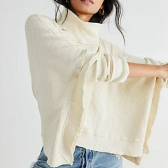 Free People Moon Daisy Thermal Pullover Sweater in Starshine XS - Picture 2 of 8